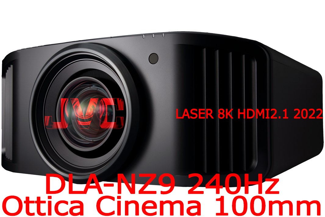 JVC DLA-NZ9 8K 240Hz Ottica Cinema 100mm